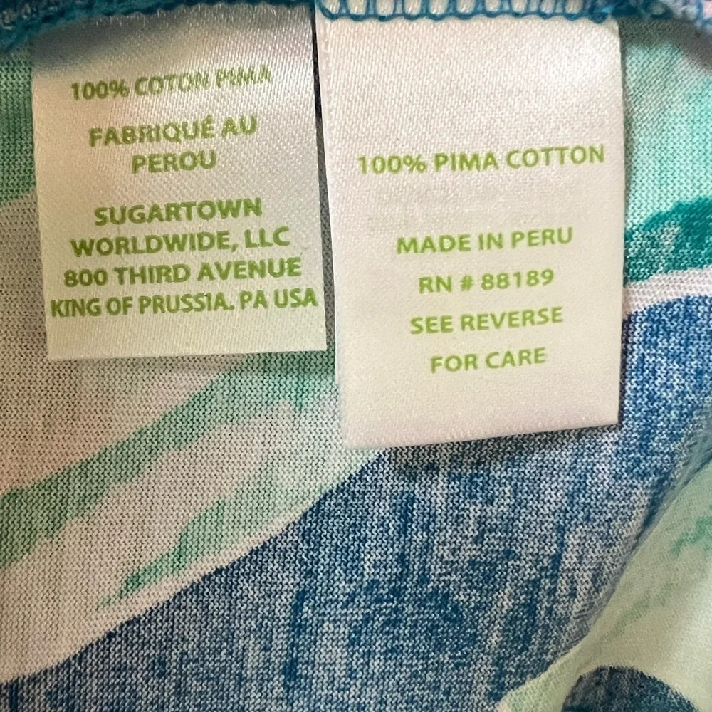 Lilly‎ Pulitzer Pink and Green Ruffled Sundress Size XS - Picture 7 of 7